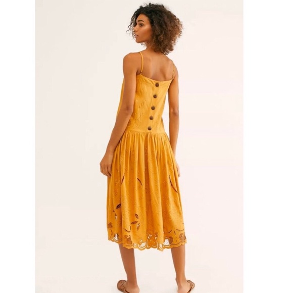 NWT Free People Georgie Midi Dress - Picture 3 of 8